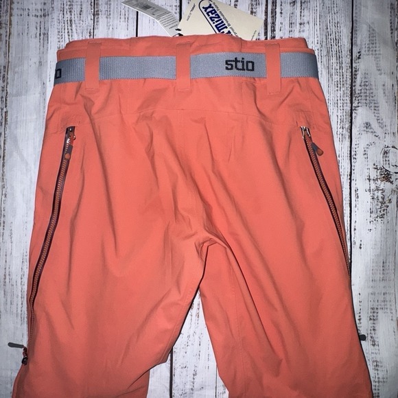 Stio Environ Ski Waterproof Snow Pants Smokey Salmon Women's Sizes Medium $419 - Picture 7 of 7